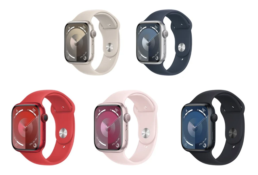 Apple - Watch Series 9 45mm Aluminum Case (Cellular) (Premium Pre-owned)