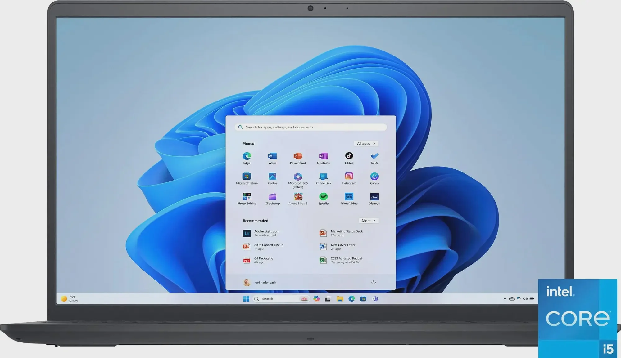 Dell - Inspiron 15 15.6" Touch Screen Laptop - Intel Core i5-1235U - 8GB RAM - 512GB SSD (Brand New)