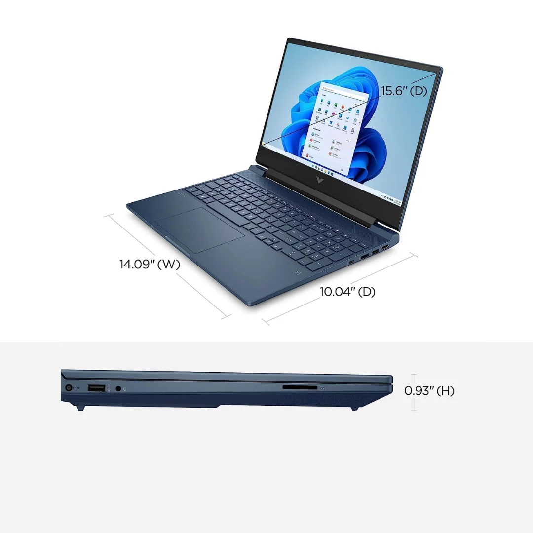 HP - Victus 15.6" Full HD Gaming Laptop - Core i5-13420H - 512GB SSD - 8GB RAM - RTX 3050 - Mica Silver (New) - Image 5
