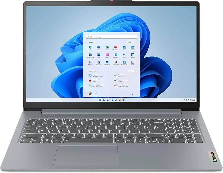 Lenovo - IdeaPad Slim 3 15.6" FHD Touchscreen Laptop - Arctic Grey (New)