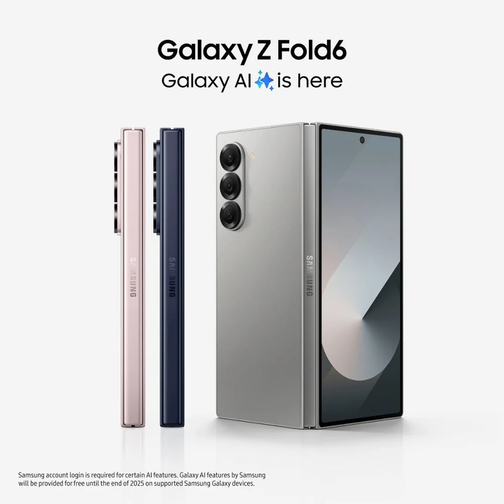 Samsung - Galaxy Z Fold 6 7.6" (Unlocked) (Opened Box)